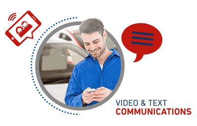 Video and text communication