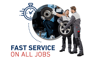 fast service on all jobs